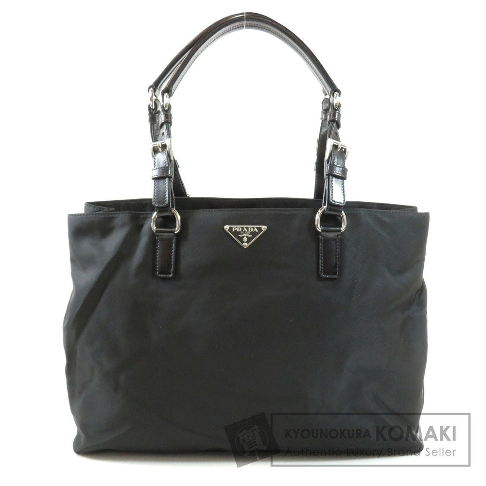 Prada Tessuto tote bag black saffiano leather